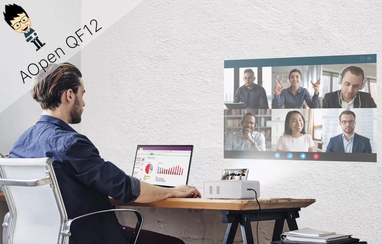 AOpen QF12 Test – 149€ Budget Beamer von Acer