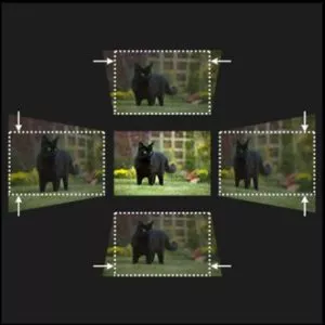 Horizontale und vertikale Trapezkorrektur im Überblick